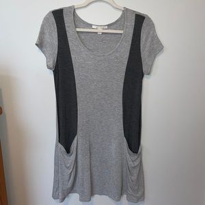 Francesca’s || Grey T-Shirt Dress